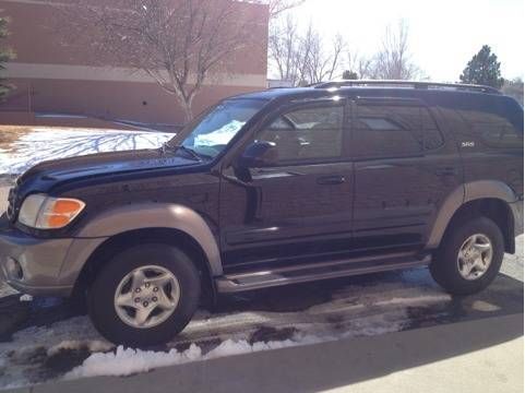 2001 toyota sequoia sr5, 4x4, needs body work