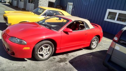 1997 mitsubishi eclipse spyder gst convertible 2-door 2.0l