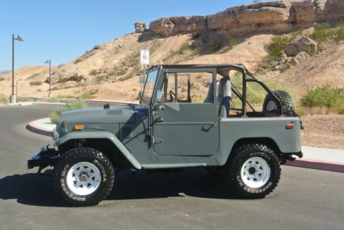 No reserve 1973 toyota fj40 land cruiser 4x4 original no rust runs and drives