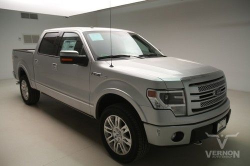 2013 platinum crew 4x4 sunroof leather heated cooled 20s aluminum v8 engine