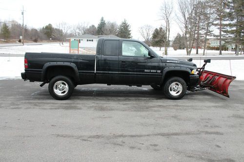 1999 dodge ram 1500 quad cab 4x4 with western snowplow