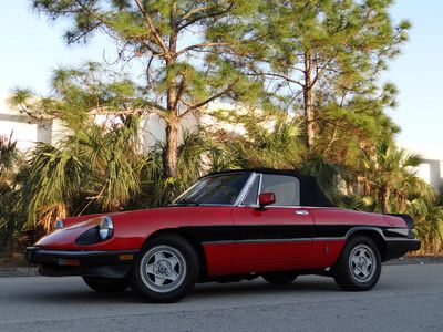 1985 alfa romeo spider graduate no reserve! great condition! rare find!