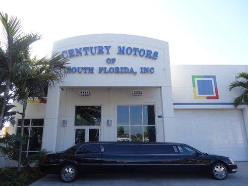 2006 cadillac dts professional stretch limousine 1-owner low miles