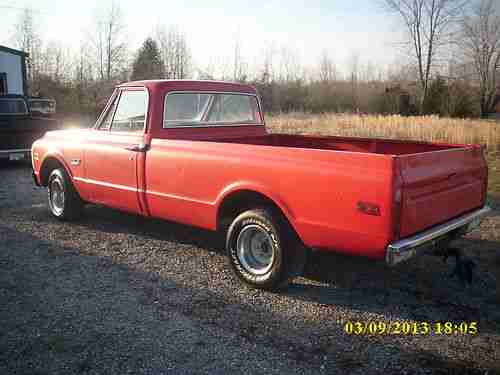 1969 CHEVROLET C10 TRUCK V8, MANUAL TRANS, PWR STEERING, LONG BED SHOP TRUCK, US $1,450.00, image 2