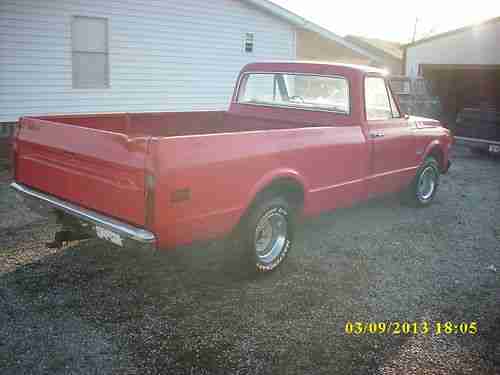1969 CHEVROLET C10 TRUCK V8, MANUAL TRANS, PWR STEERING, LONG BED SHOP TRUCK, US $1,450.00, image 3