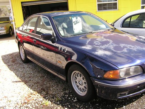 1997 bmw 528i/sedan/blue/project car