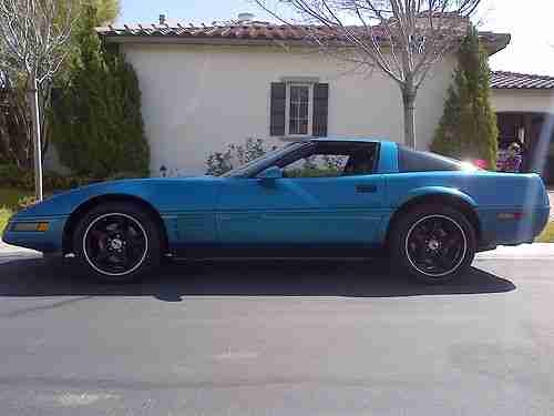 1992 CORVETTE LT1 65K MILES CLEAN CAR GRANSPORT WHEELS COLD A/C POWER EVERYTHING, image 3