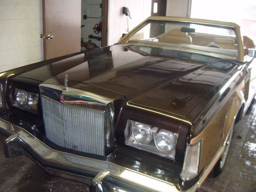 1978 lincoln mark v american customs coachworks convertible