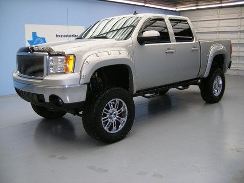 We finance!!!  2008 gmc sierra 1500 slt 4x4 lift kit roof bose 20 rims tow xm!!