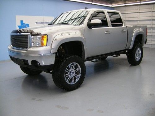 We finance!!!  2008 gmc sierra 1500 slt 4x4 lift kit roof bose 20 rims tow xm!!