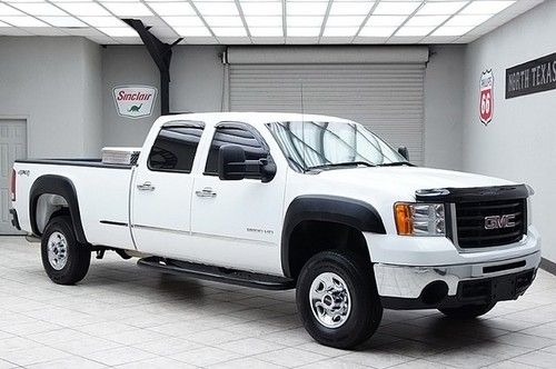 2010 sierra 2500hd 4x4 w/t crew cab long bed v8 gas texas truck