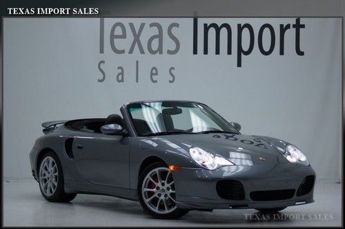 04 911 turbo convertible 29k miles,tiptronic,navi,warranty,we finance