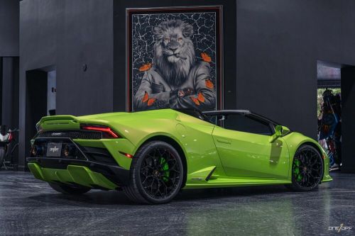 2021 lamborghini huracan evo spyder w/ ryft exhaust, $291k msrp, carbon sea