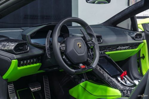 2021 Lamborghini Huracan EVO Spyder w/ RYFT Exhaust, $291K MSRP, Carbon Sea, US $298,000.00, image 2