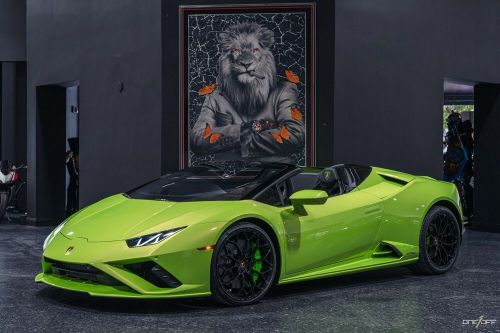 2021 Lamborghini Huracan EVO Spyder w/ RYFT Exhaust, $291K MSRP, Carbon Sea, US $298,000.00, image 12