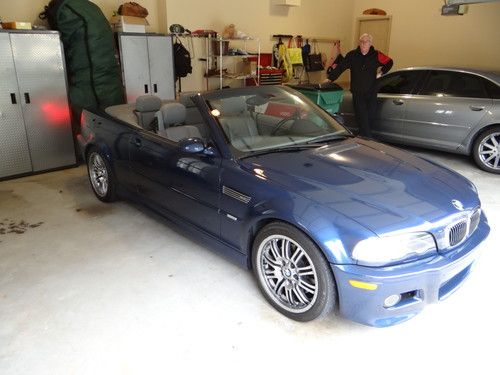 2003 blue/dove e46 m3 convertible 6 speed