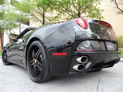 2010 ferrari california 2+2 black/black