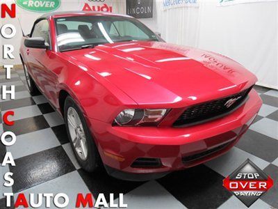 2012(12)mustang convertible v6 only 37k sirius aux keyless cruise abs save huge!