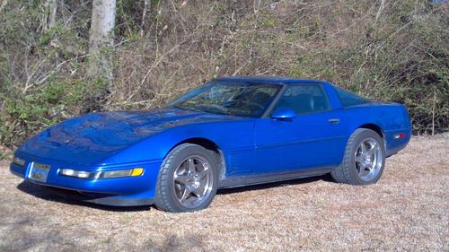 1995 chevrolet corvette 5.7l blue great condition - may trade