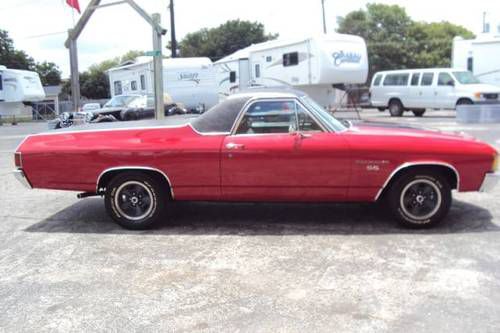 1972 el camino ss w/build sheet