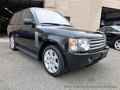 2004 land rover range rover hse black, nav, navigation,xenons, only 69k miles