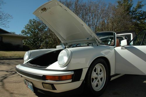 1988 carrera g50 targa  original paint,   white/tan