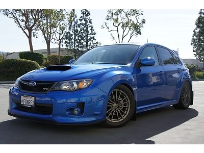 2011 subaru impreza awd turbo 5 spd cobb tuning 315hp+ blue low miles