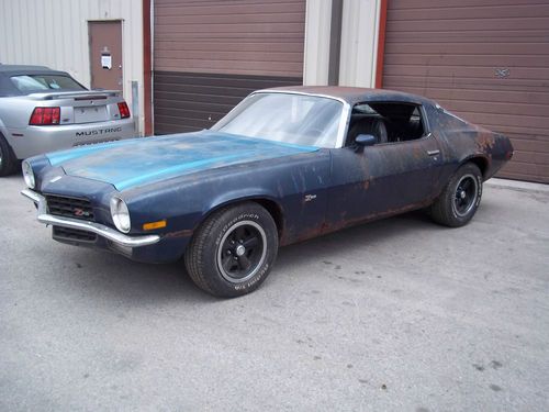 1973 chevrolet camaro z-28 matching numbers 350 4 speed 37,000 miles no reserve