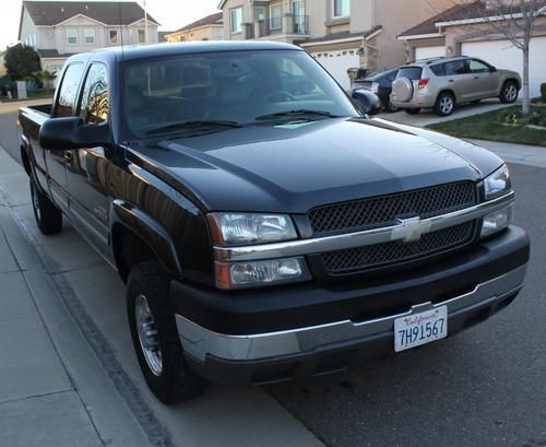 2004 chevrolet silverado 2500 hd ls crew cab pickup 4-door duramax diesel  6.6l