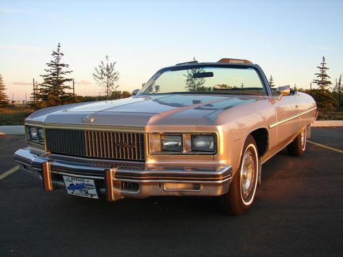 1975 chevrolet caprice classic convertible - 400 w/ rare options