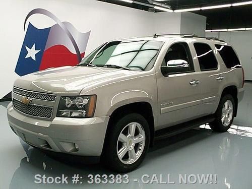 2007 chevy tahoe ltz 4x4 sunroof nav dvd rear cam 68k texas direct auto