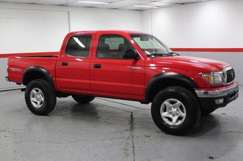 04 tacoma sr5 trd offroad 4x4 4wd 3.4l v6 alloys double cab auto clean carfax