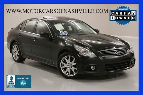 5-day *no reserve* '10 g37 x s awd sport pkg gps tv/dvd bose xenon warranty save