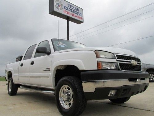 2006 k2500 hd crew cab 4x4 duramax turbo diesel 1 texas owner clean 4wd truck