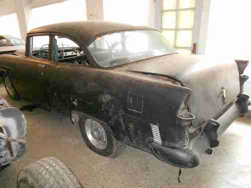 1955 Chevy Belair hot rod rat rod gasser, image 2
