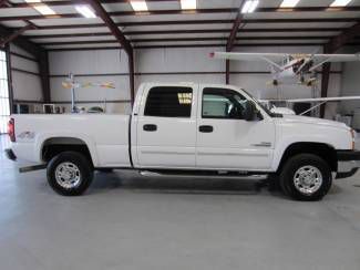 Crew cab duramax diesel allison 1 owner low miles white new tires cloth clean!!