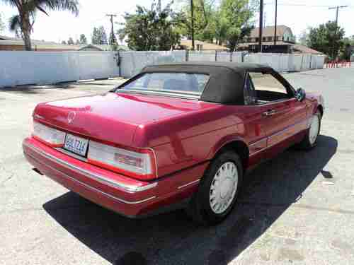 1993 Cadillac Allante Base Convertible 2-Door 4.6L, NO RESERVE, image 2