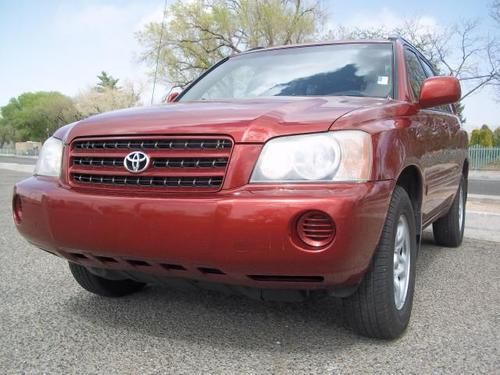 2003 toyota highlander limited sport utility 4-door 4x4 4wd