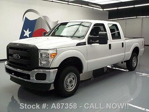 2012 ford f-250 crew 6.2l v8 4x4 auto 6-pass tow 59k mi texas direct auto