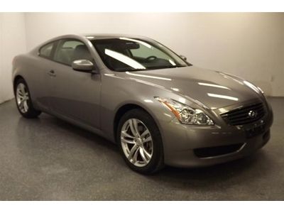 G37x awd certified gray coupe 3.7l premium package intellegent key 330 hp