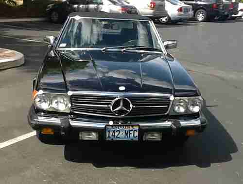 1985 BLACK MERCEDES BENZ 380SL CONVERTIBLE --EXCELLENT CONDITION, US $10,900.00, image 4