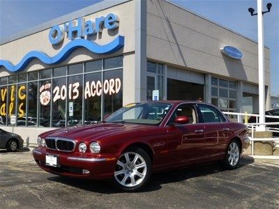 Beautiful jaguar xj8 heathed leather navigation rear seat dvd carfax certified