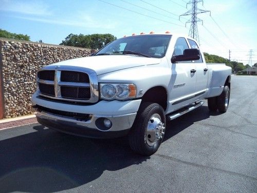 05 ram 3500 slt drw 4wd cummins quadcab longbed dually tx!