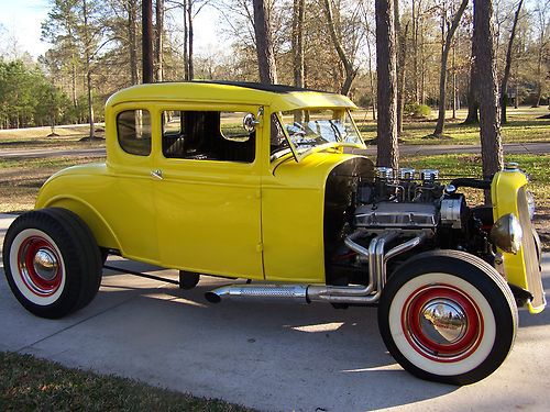 1930 model a street rod  3 dueces rumble seat