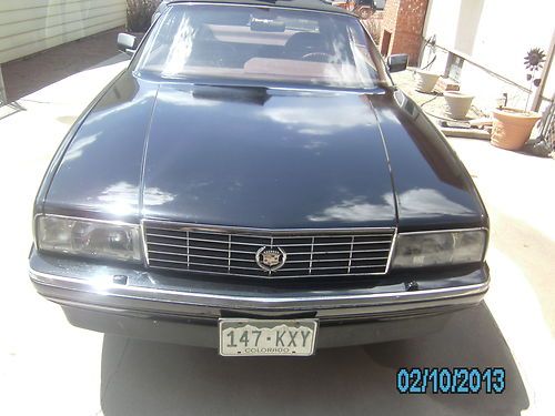 1988 cadillac allante base convertible 2-door 4.1l