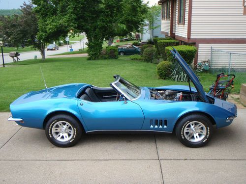 Chevrolet corvette convertible 1968 327/350