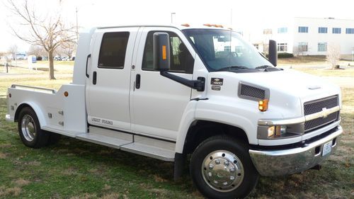 2005 chevrolet c4500 kodiak crew quad cab 6.6 duramax diesel allison low miles!