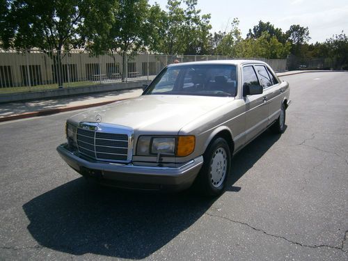 1991 mercedes-benz 560sel base sedan 4-door 5.6l low miles no reserve