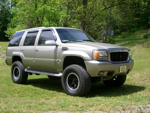 No reserve custom lifted caddy escalade 4x4 lift kit big 2000 cadillac escalade