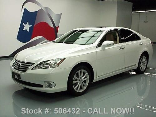 2012 lexus es350 sunroof climate seats one owner 9k mi texas direct auto